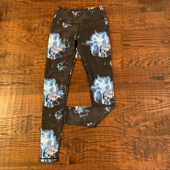 ALL FENIX Anthro Midnight Storm Print Leggings - Picture 3 of 7